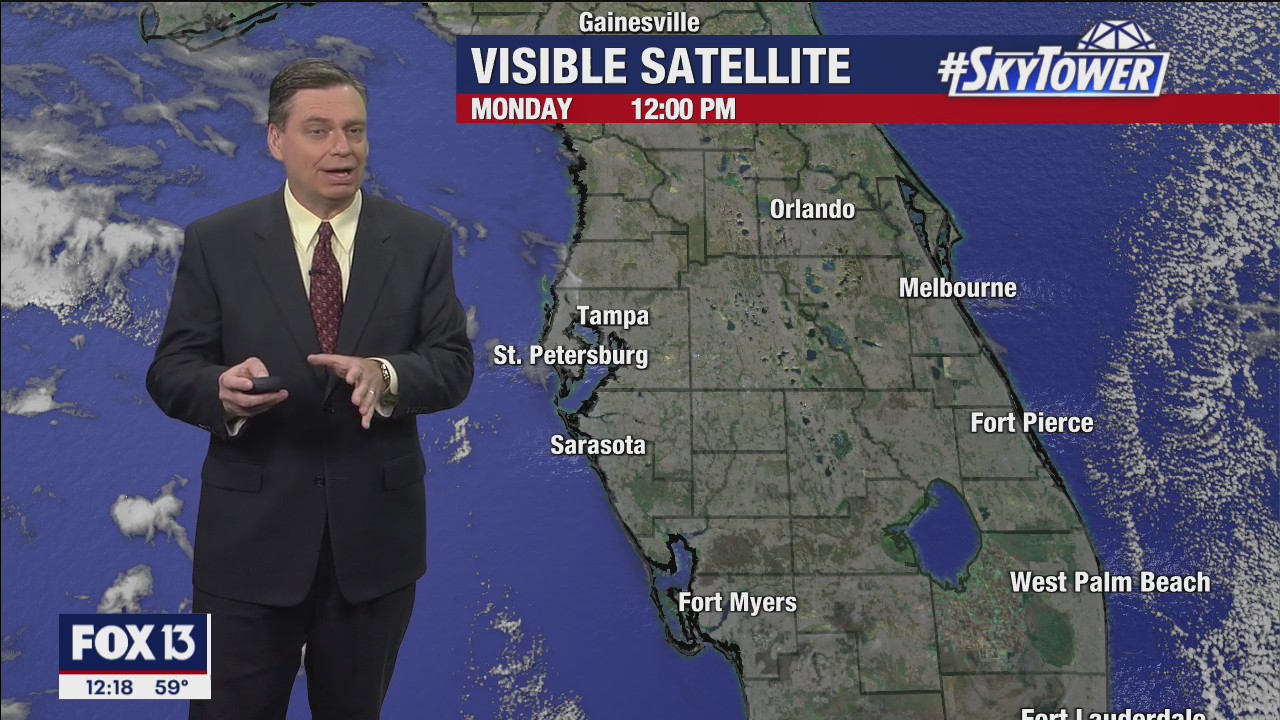 Monday afternoon forecast