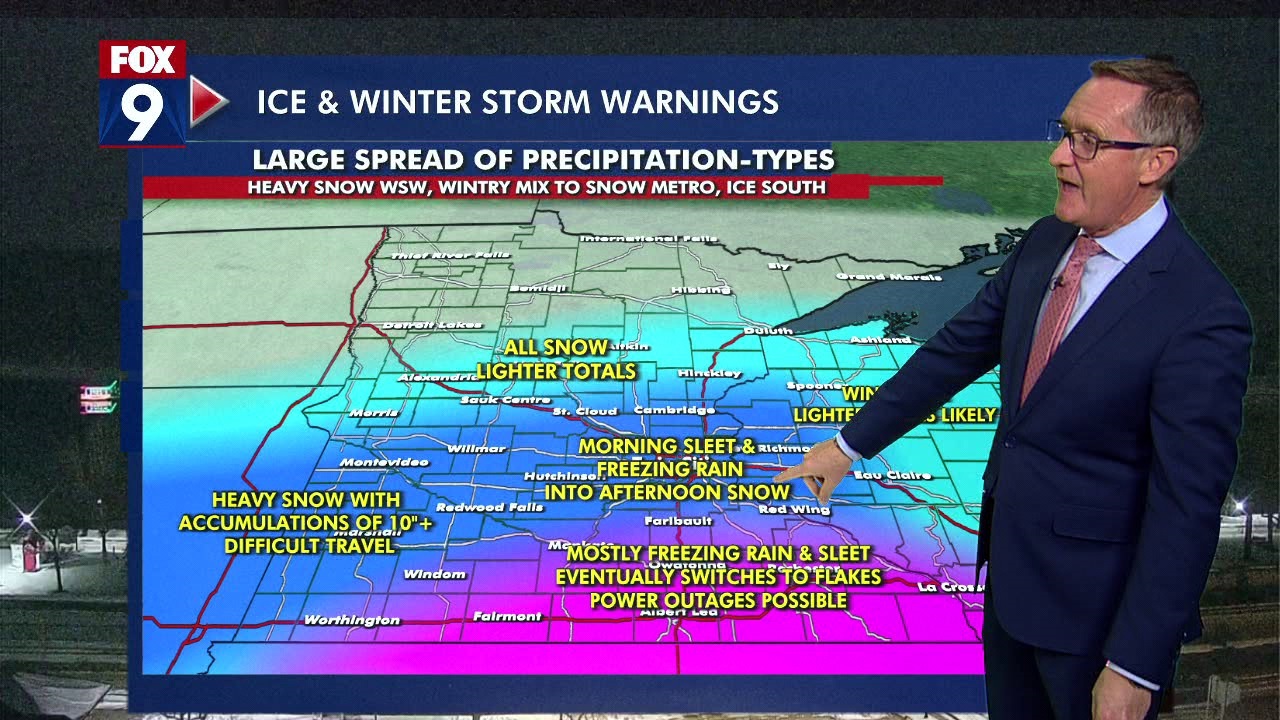 Minnesota weather: Winter storm moves into Minnesota
