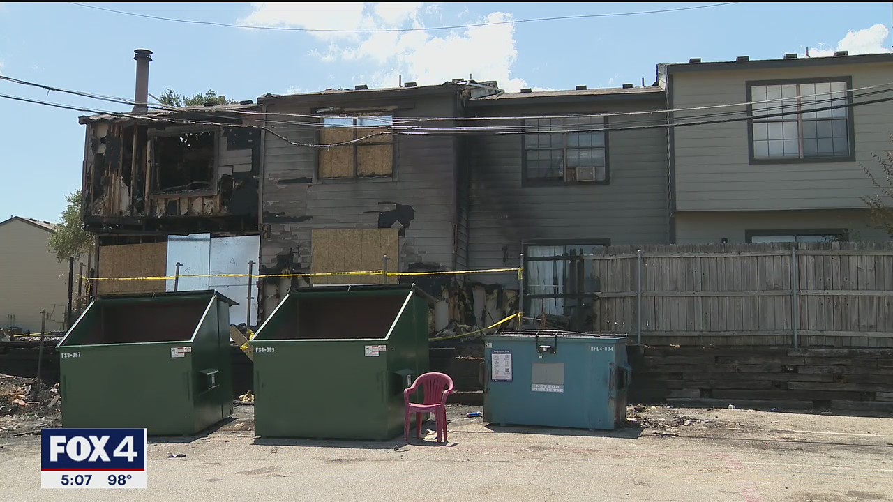 Denton families starting over after fire destroys apartment building