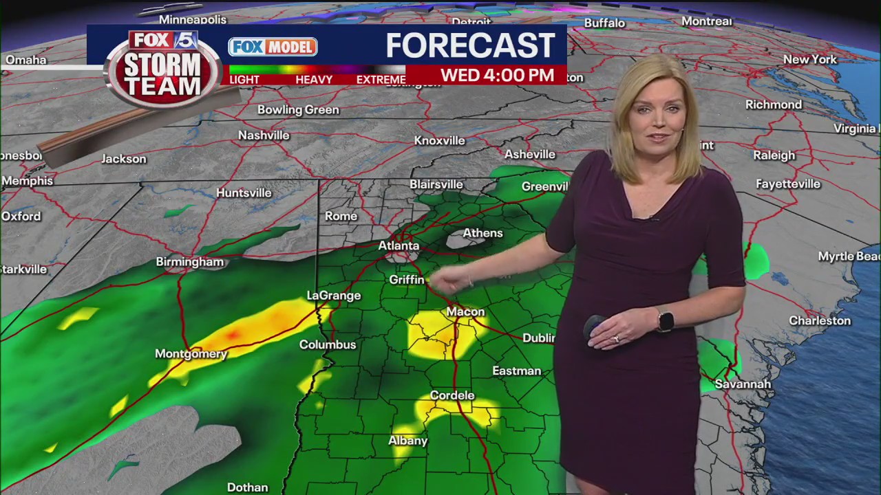 Wednesday morning weather forecast