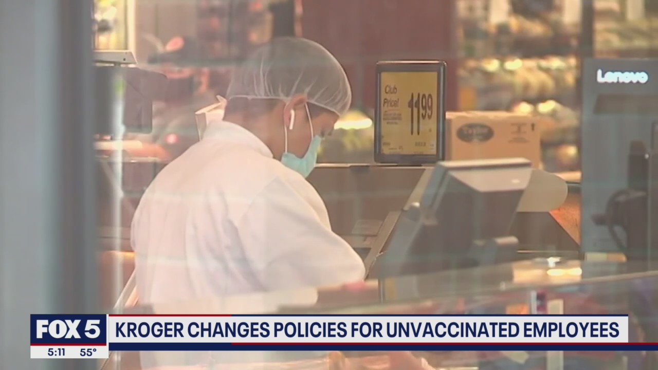 Kroger changes policies for unvaccinated employees