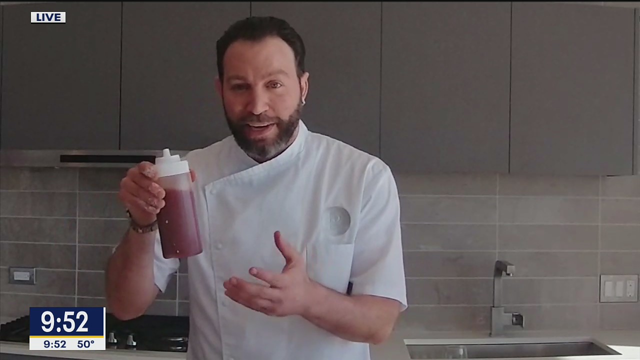 Chef Rassas makes salad dressing that doubles as sauce