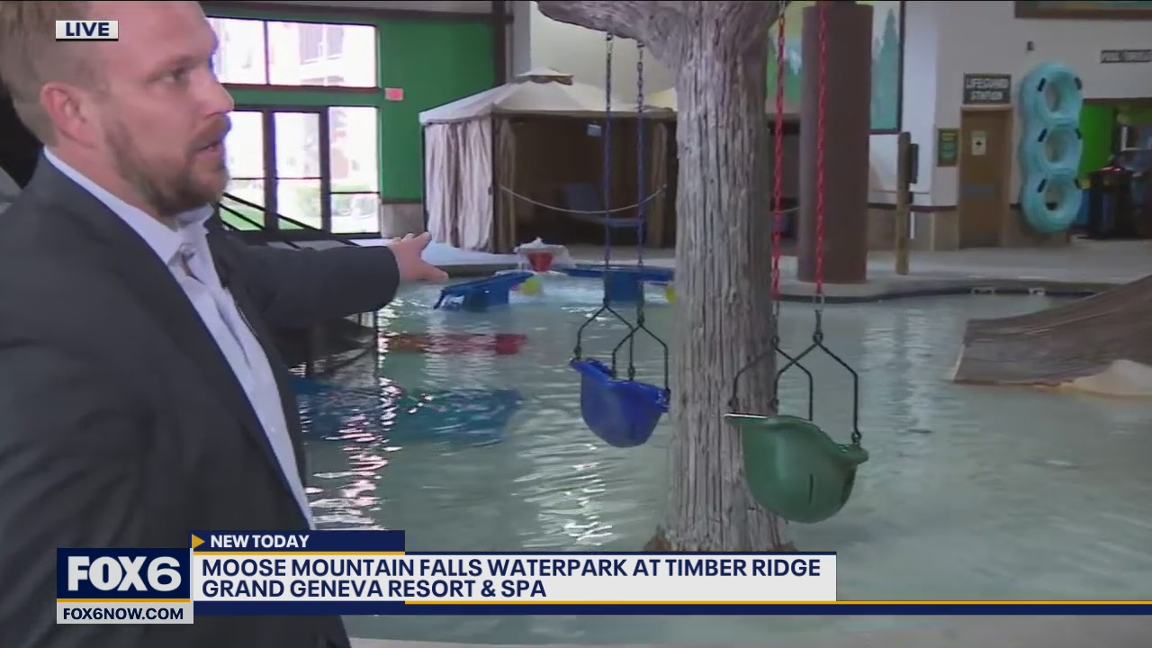 On hot Spring days like today, there’s no better place to be than a waterpark