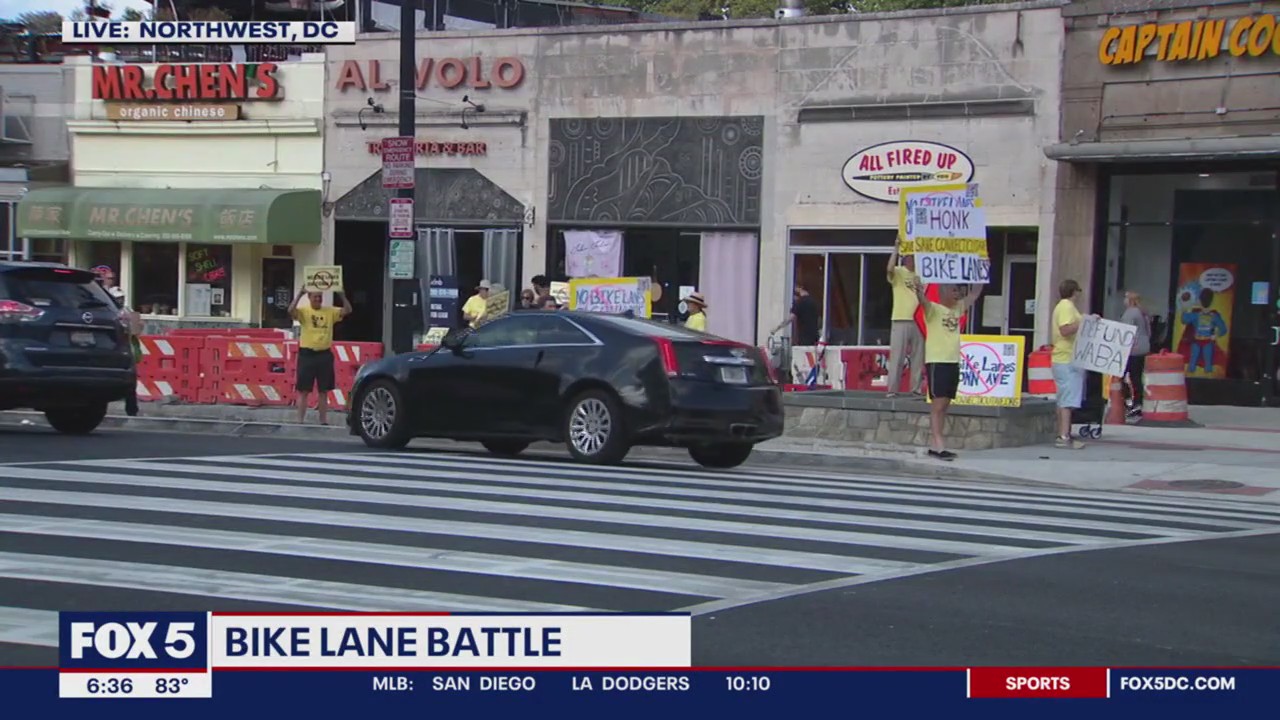Bike lane battle continues on Connecticut Ave.