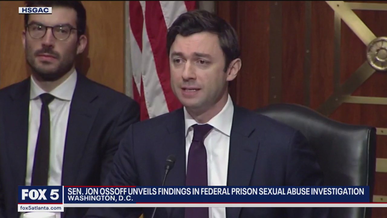Sen. Ossoff unveils findings in federal prison sex abuse investigation