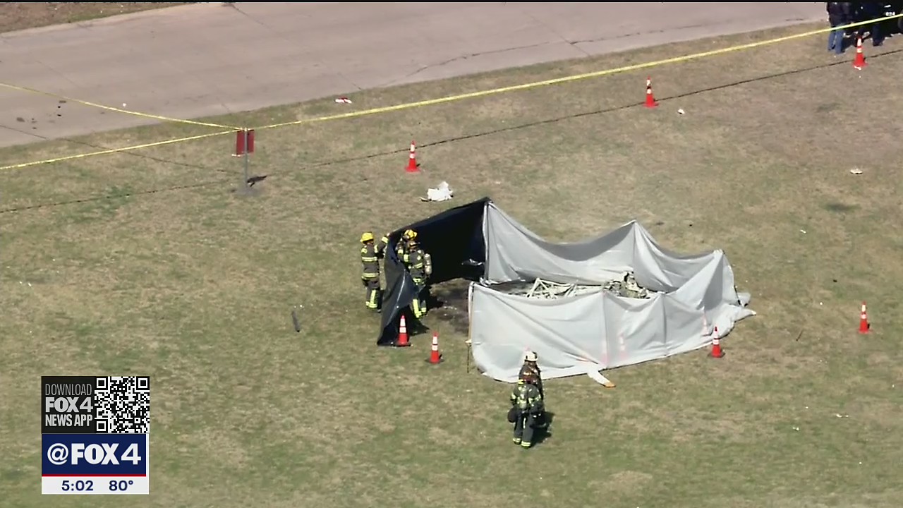 Video shows moments before helicopter crashes in Rowlett