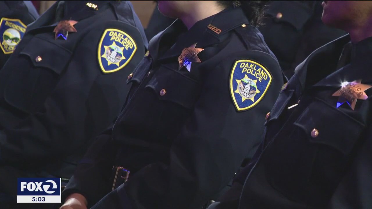 New Oakland police officers graduate at challenging time for department