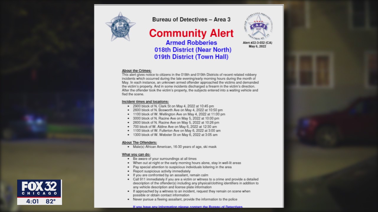 Chicago police investigate disturbing trend in violent crimes downtown