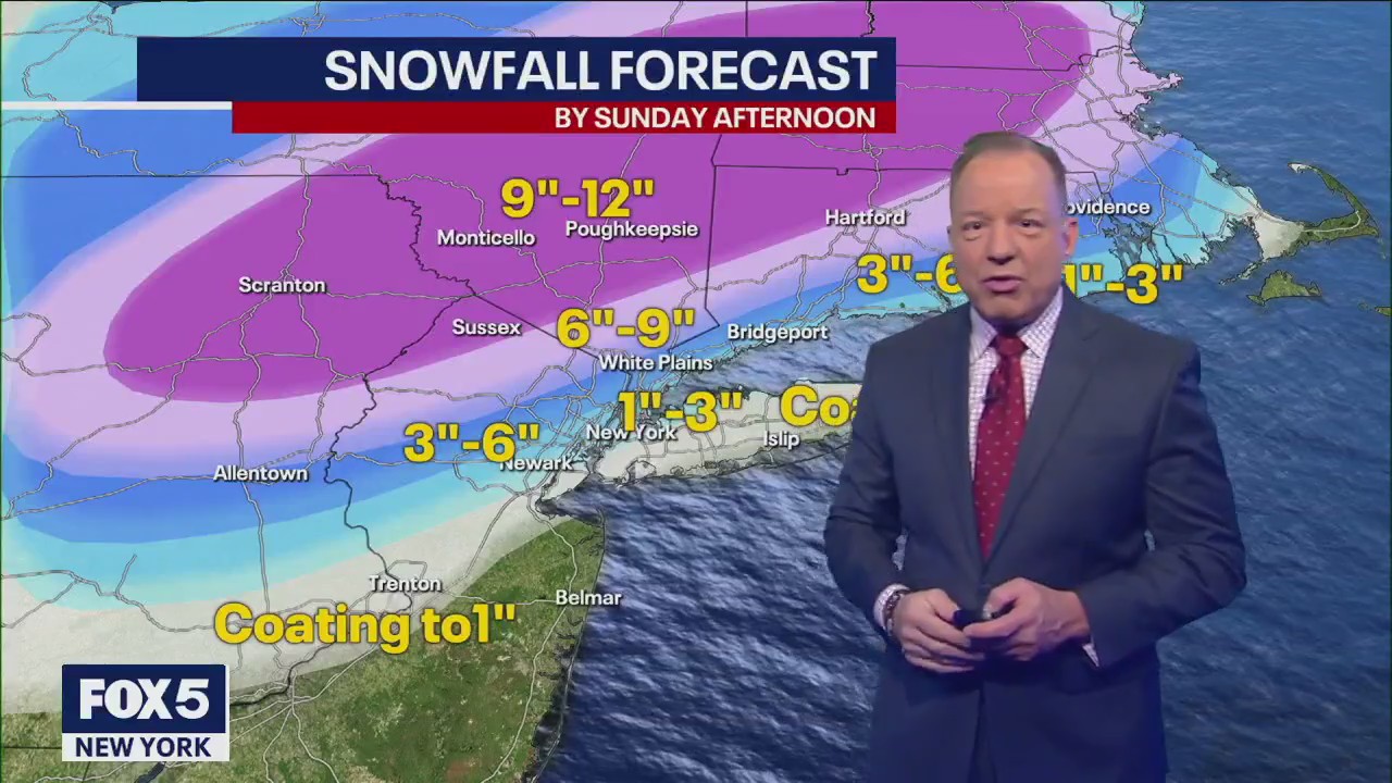 How much snow is heading our way?