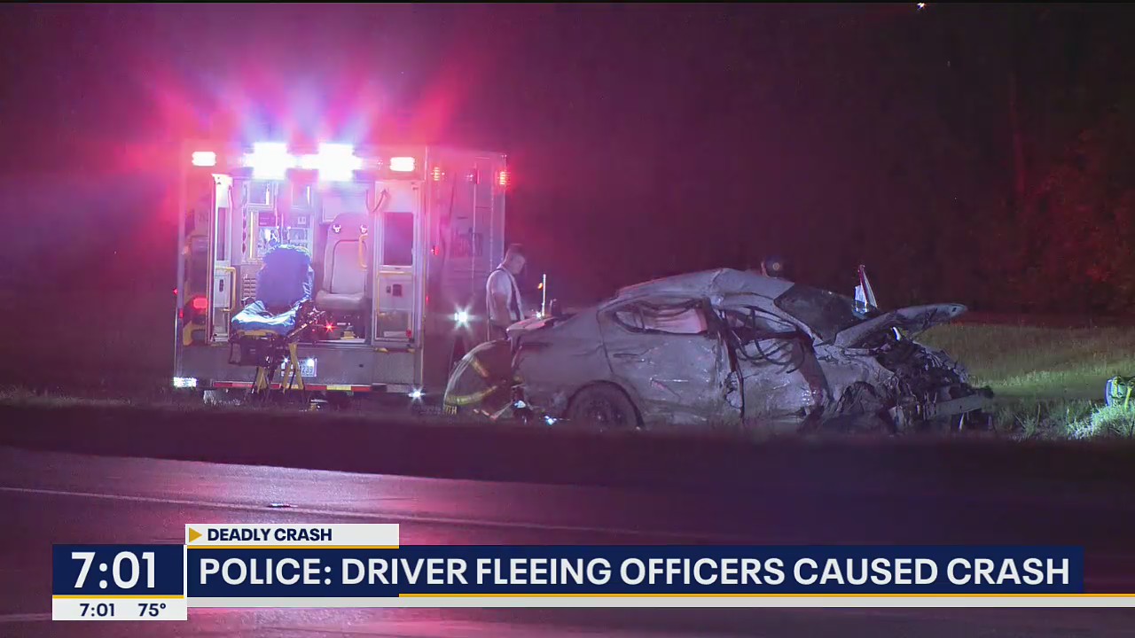 Innocent driver killed in crash caused by fleeing drivers