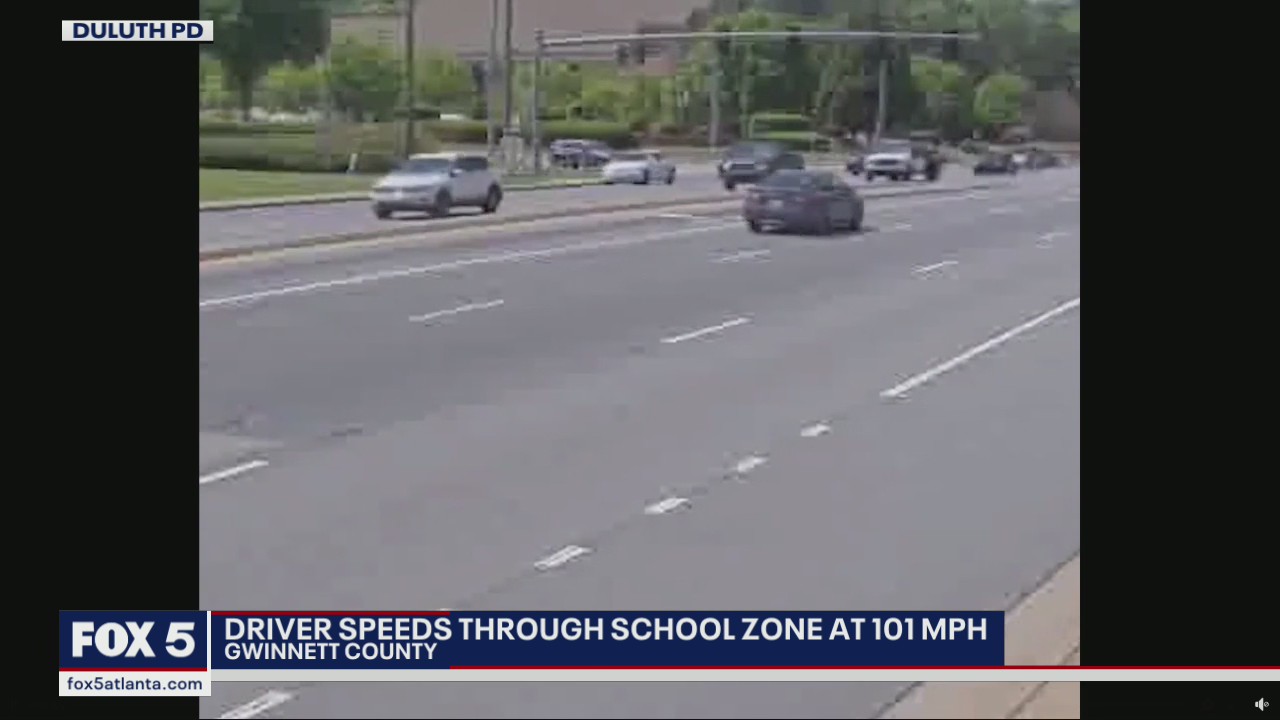 Driver does 101 mph in school zone