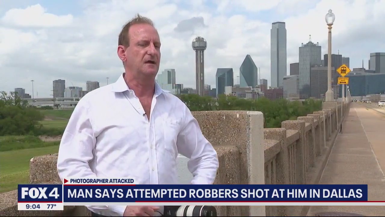 Photographer warns others after he was target of robbery while taking photos of Downtown Dallas