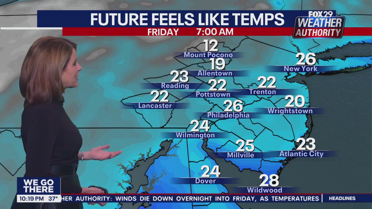 Weather Authority: 10 p.m. Thursday forecast