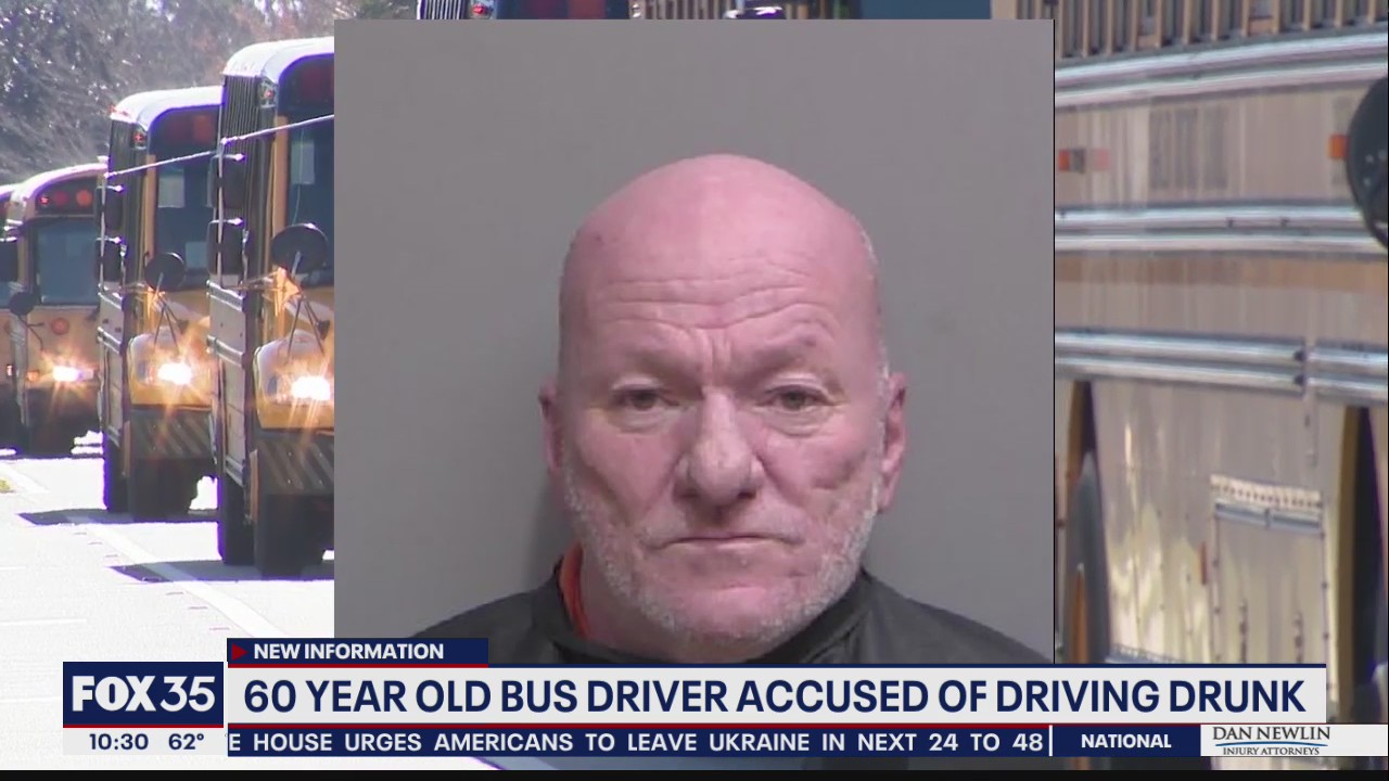 Bus driver accused of driving drunk