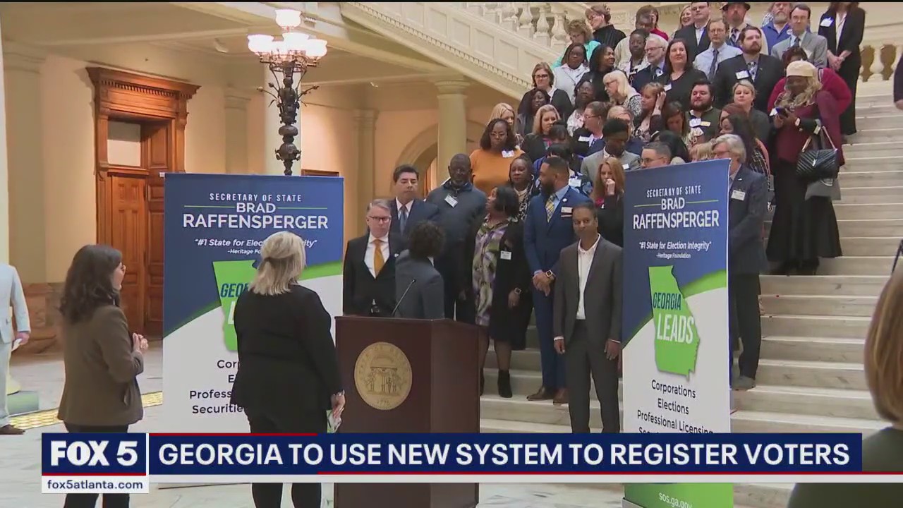 Georgia to use new system to register voters