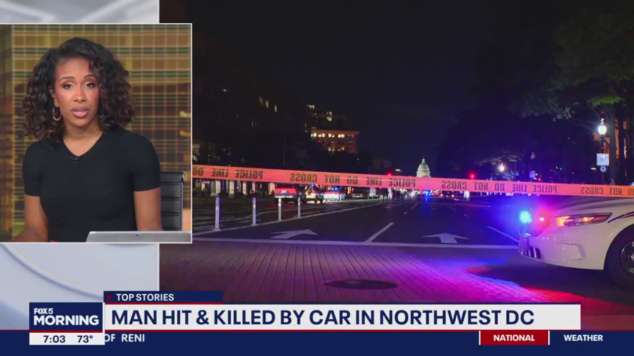 Driver arrested after deadly pedestrian crash on Pennsylvania Avenue in DC