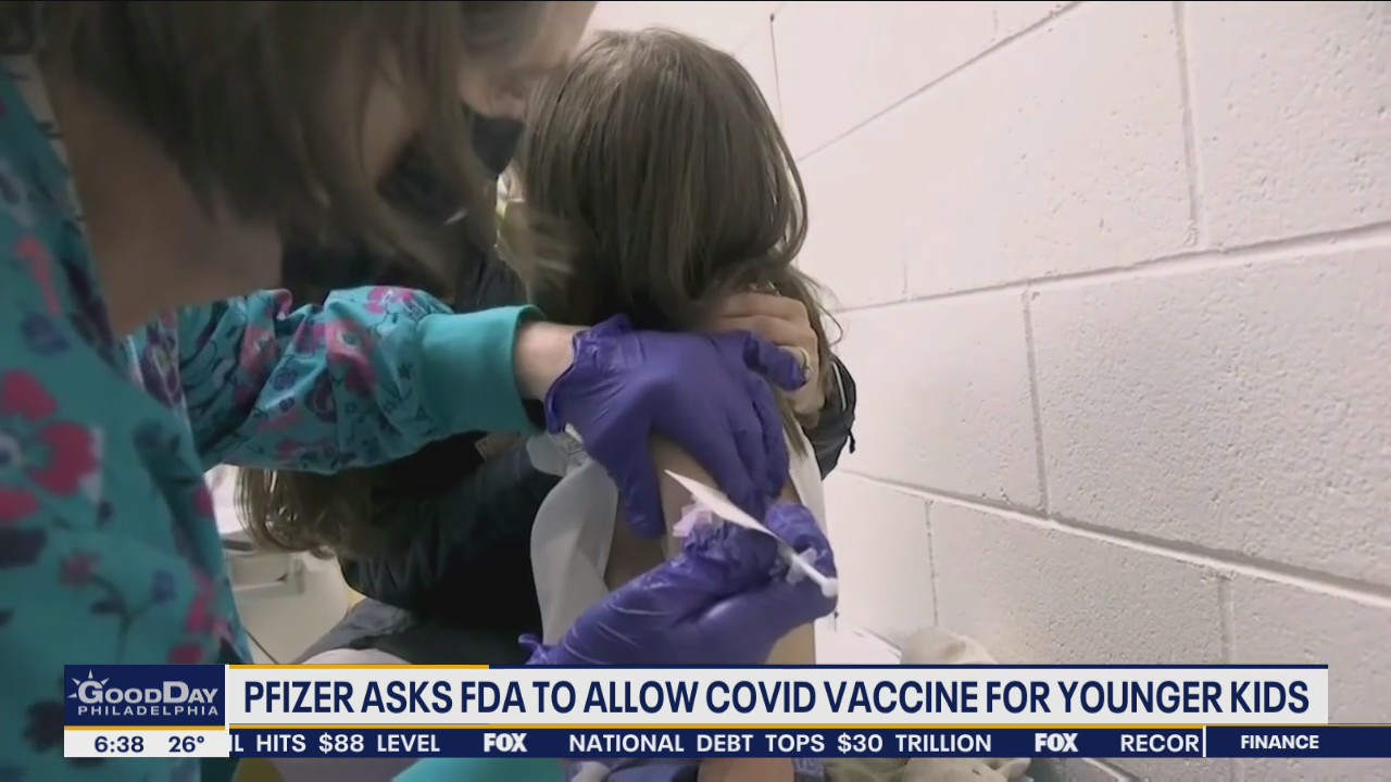 Pfizer asks FDA to allow COVID vaccine for younger kids