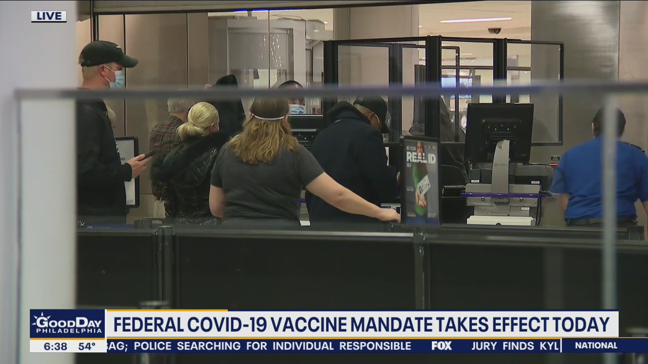 Federal COVID-19 vaccine mandate takes effect Monday