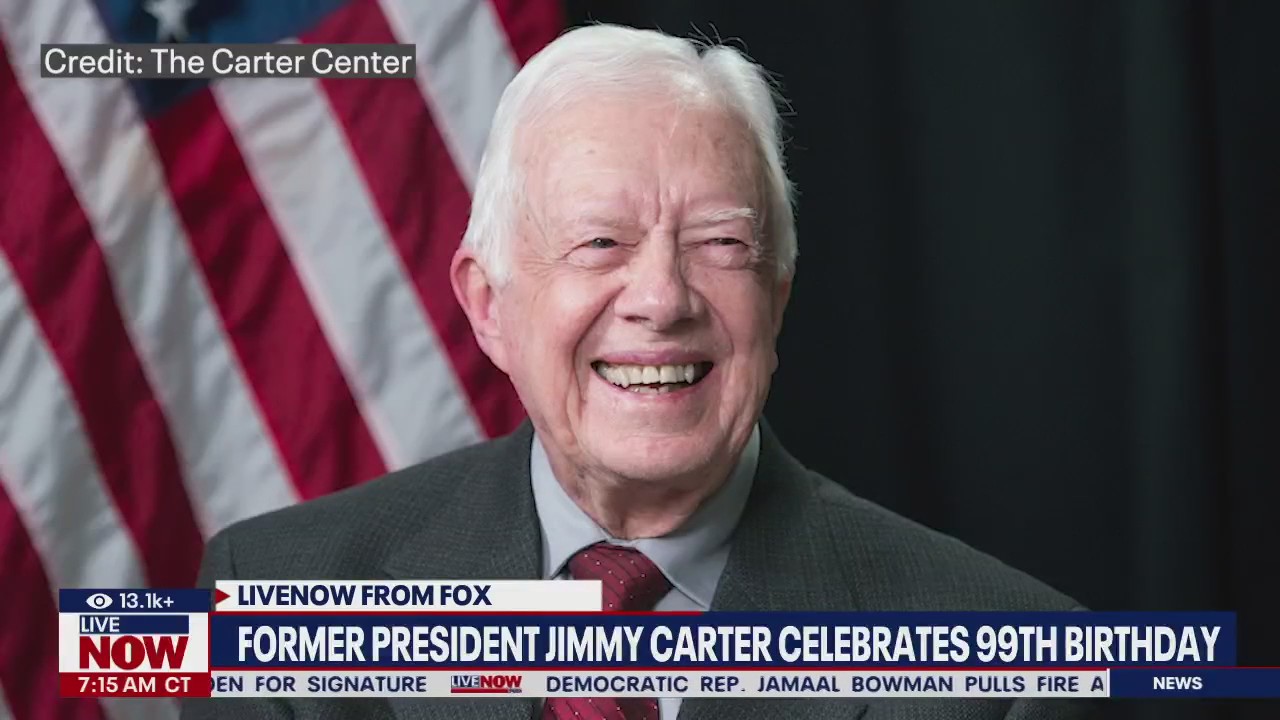 Jimmy Carter celebrates 99th birthday