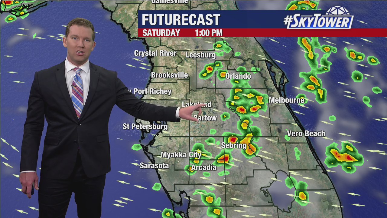 Friday evening forecast