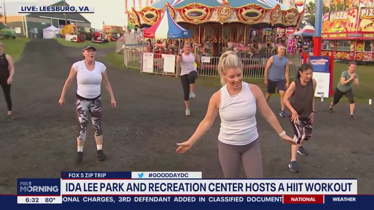 Working out in Leesburg with Ida Lee Park and Rec
