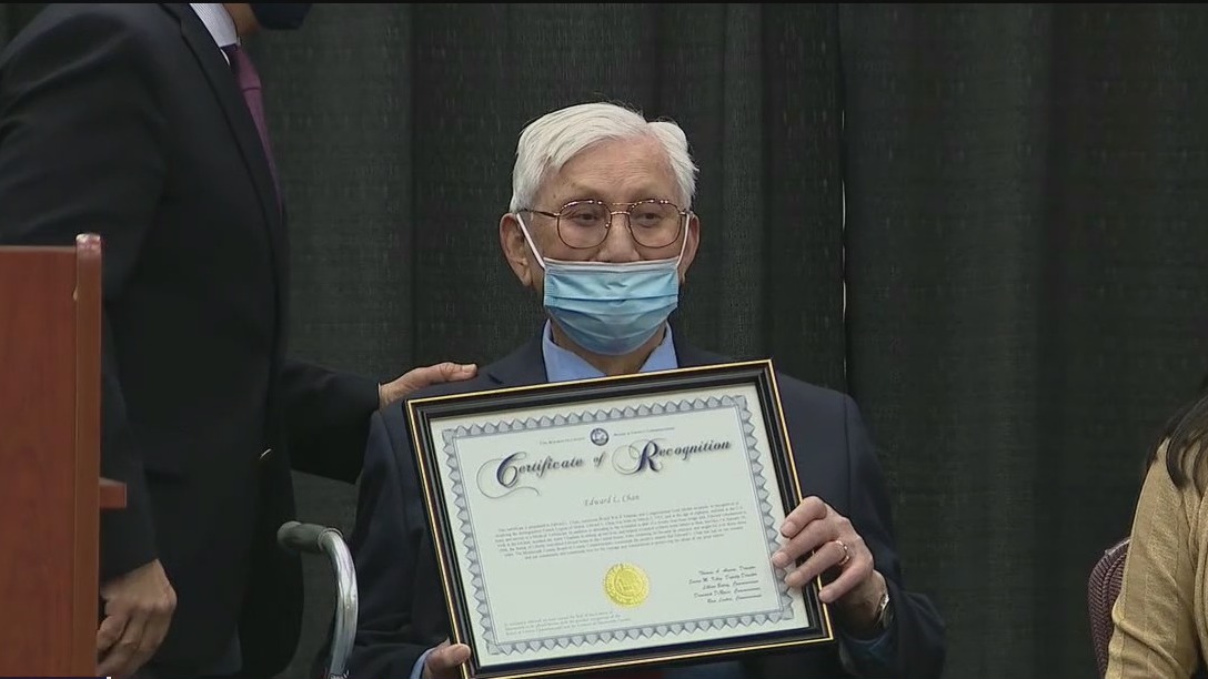 World War II veteran honored