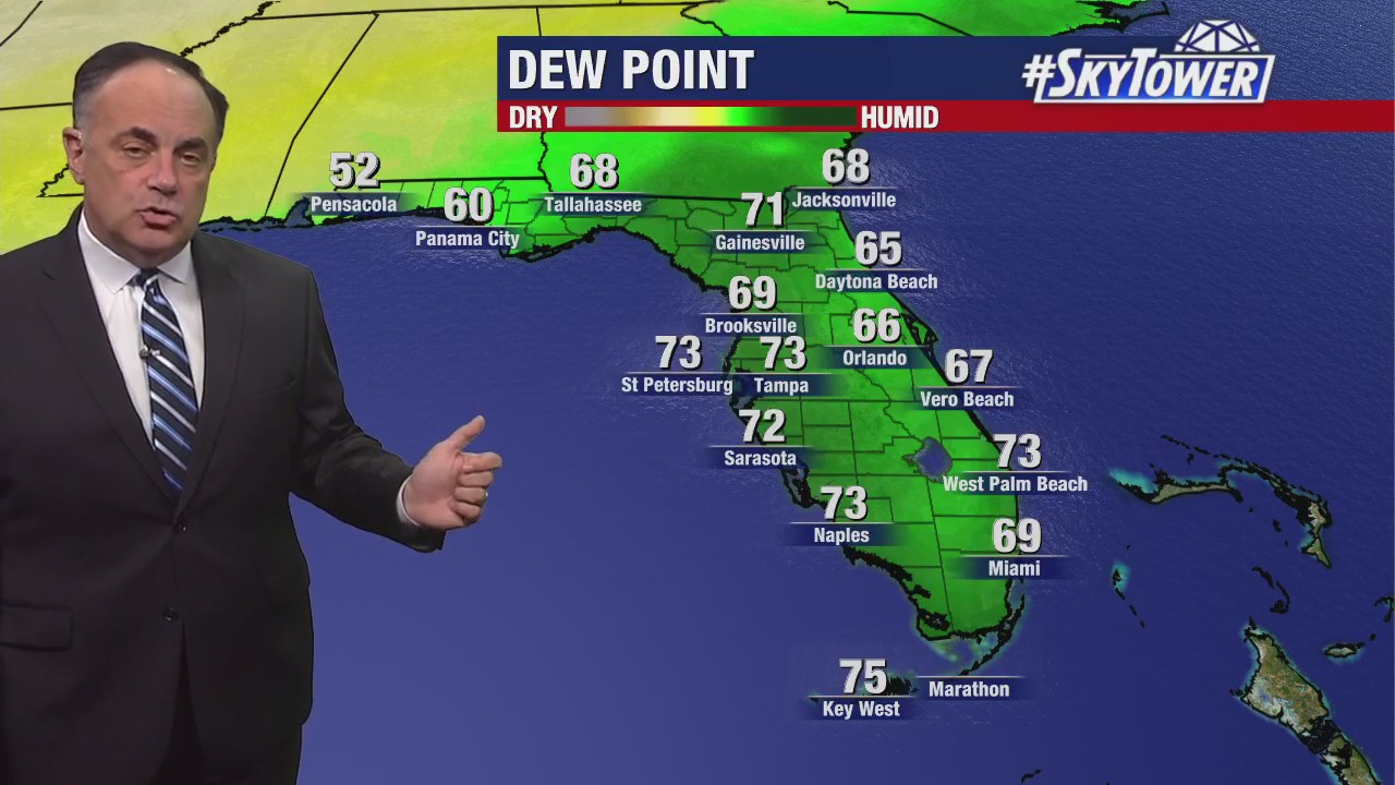 Tampa weather: Warm Saturday evening