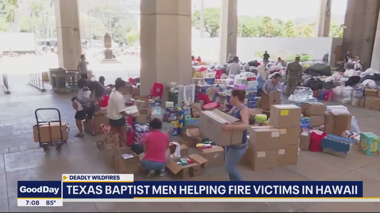 Texas Baptist Men helping fire victims in Hawaii