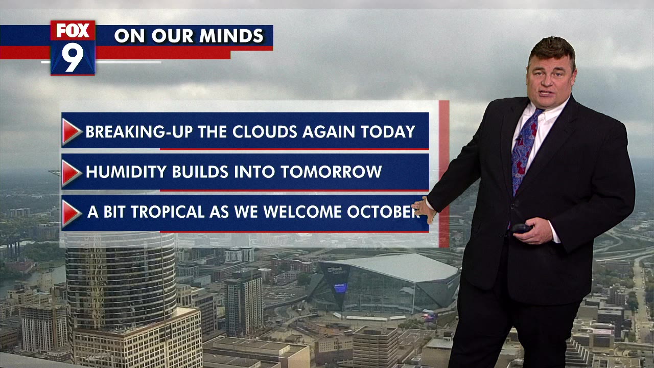 Thursday noon forecast: A sunny afternoon