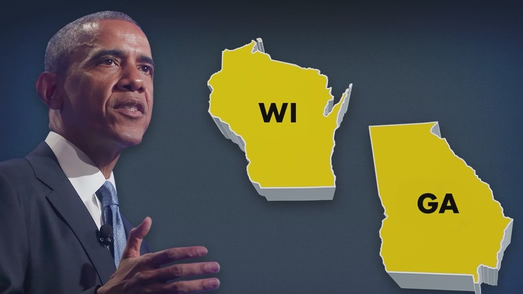 Obama hits campaign trail to boost Democrats