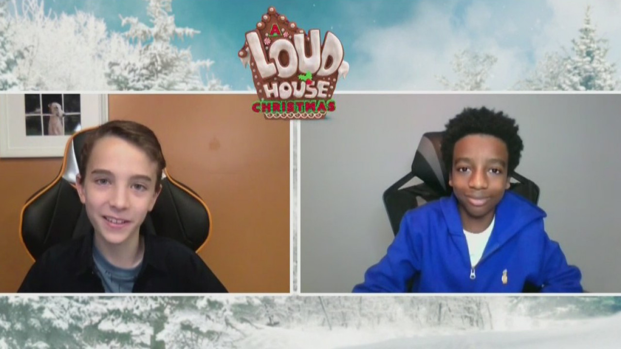 Wolfgang Schaeffer, Jahzir Bruno talk about 'A Loud House Christmas'