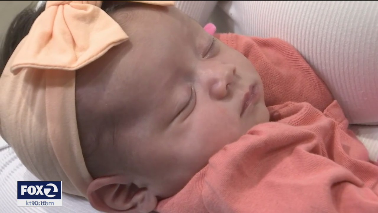 Bay Area family recovers after tree crashes into home, narrowly missing infant