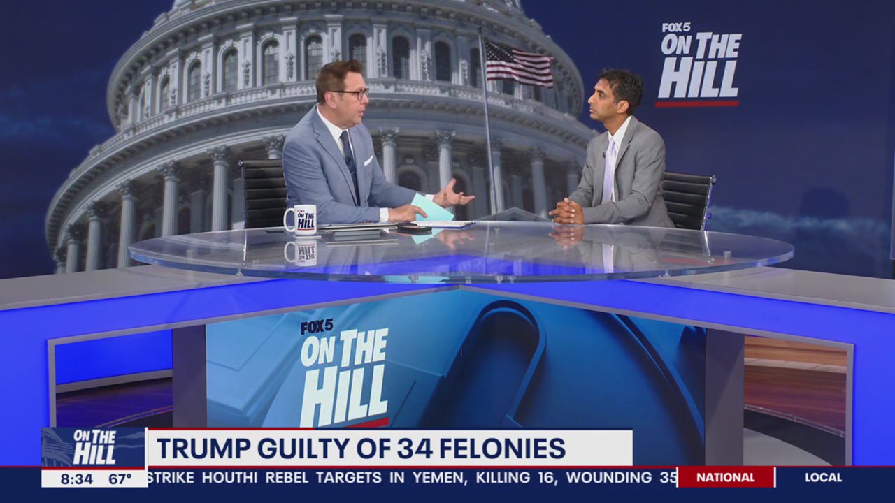 Former President Donald Trump found guilty of 34 felonies