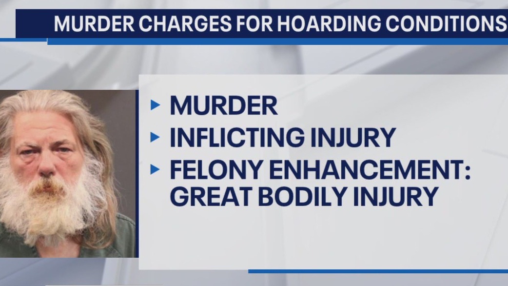 Alleged hoarder charged after his mom's death