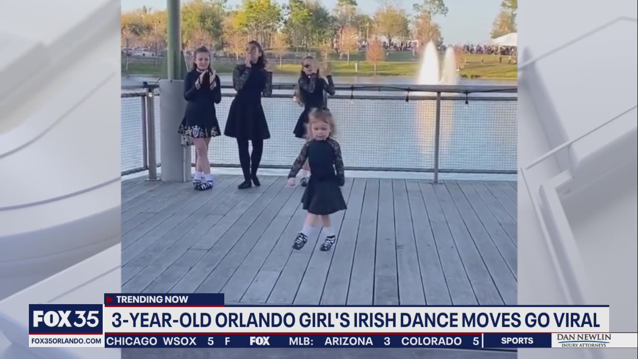3-year-old Orlando girl who went viral for Irish dance talks to FOX 35