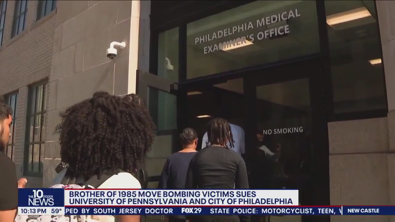 Brother of 2 girls killed in MOVE bombing sues city, UPenn