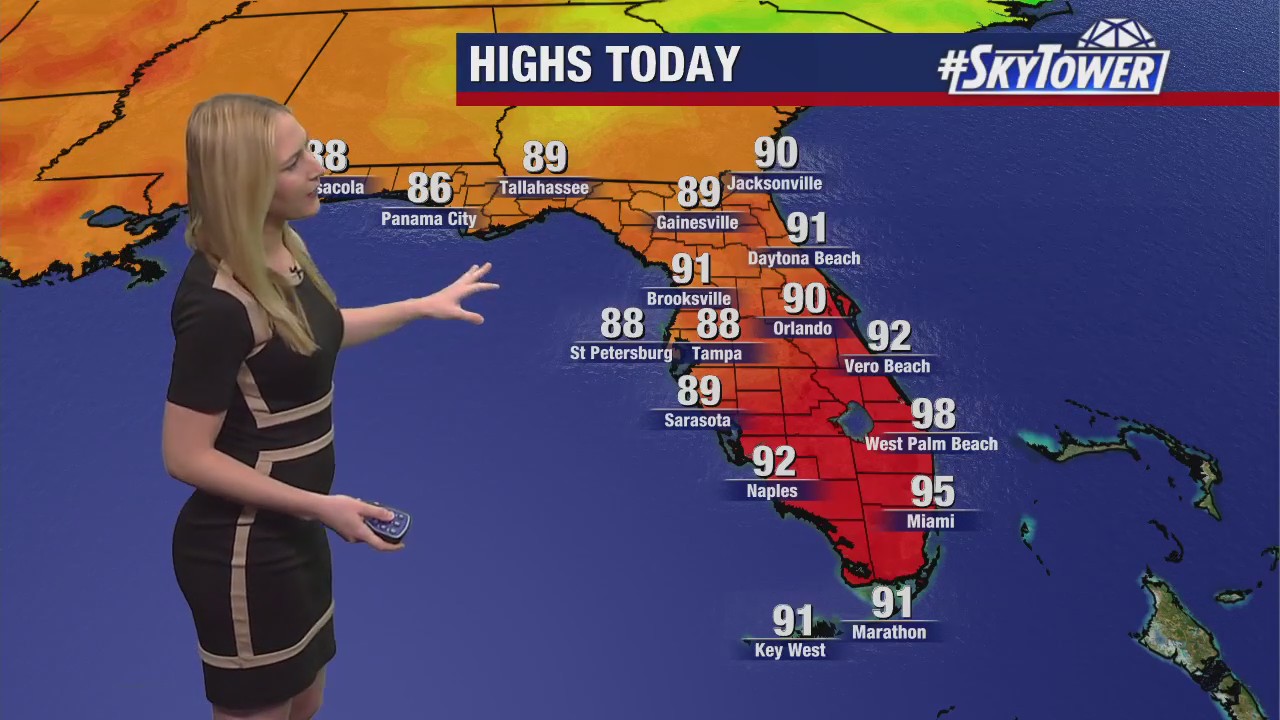 Tampa weather: Sunday evening forecast