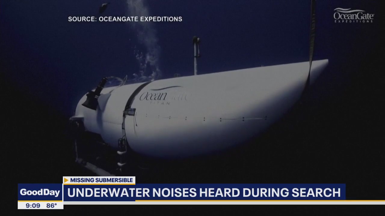 'Underwater noises' heard during search for Titanic sub