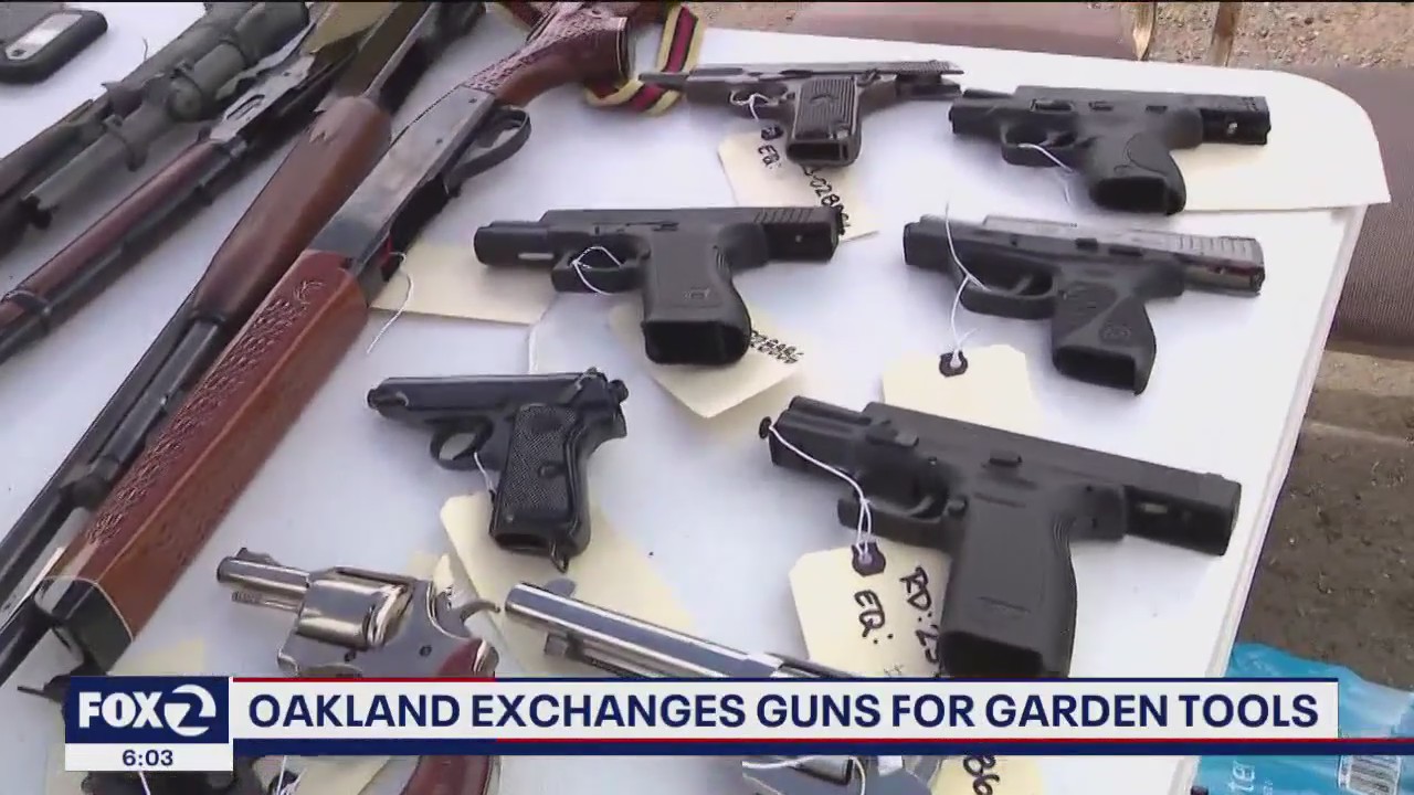 Guns for gardening tools: OPD hosts gun buyback event