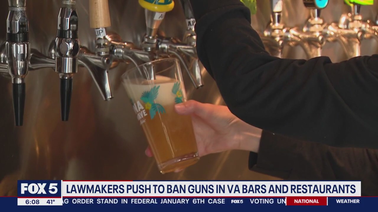 Virginia lawmakers push to ban guns in bars and restaurants