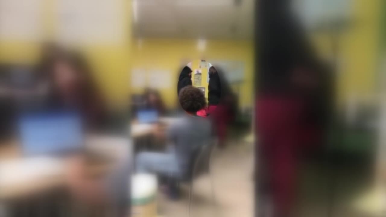 Video shows Richmond teacher shoving student in class, district says