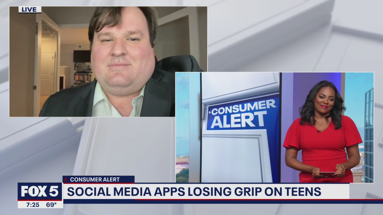 Social media apps losing grip on teens