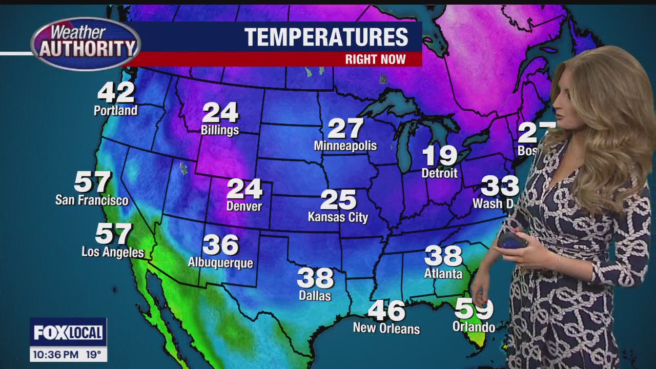 Slightly warmer Sunday!