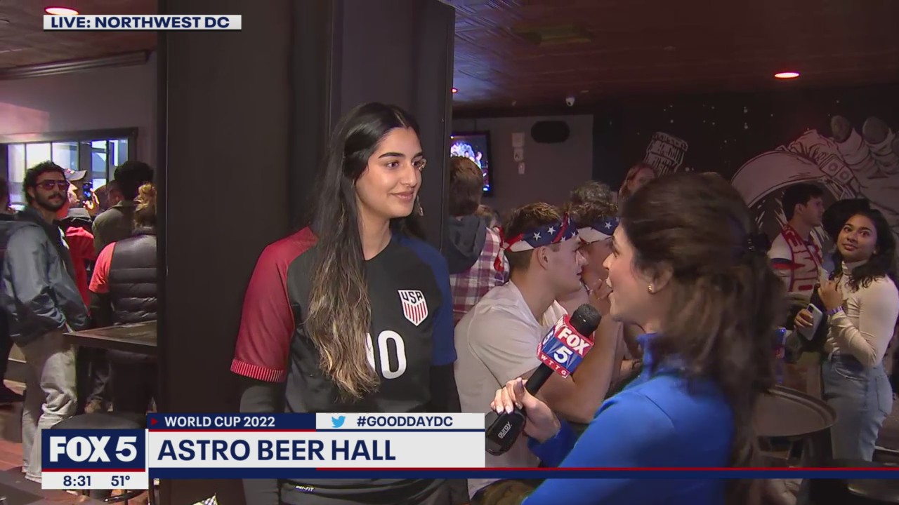 Team USA fans get ready for World Cup round of 16 matchup at Astro Beer Hall
