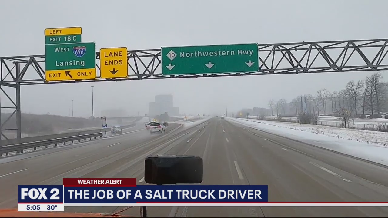 The life of a salt and plow driver in Oakland County