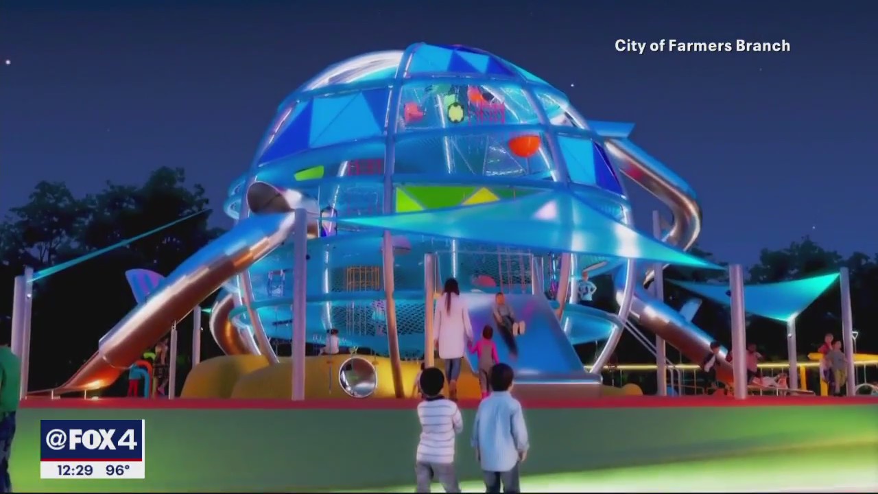 Farmers Branch breaks ground on glow-in-the-dark park