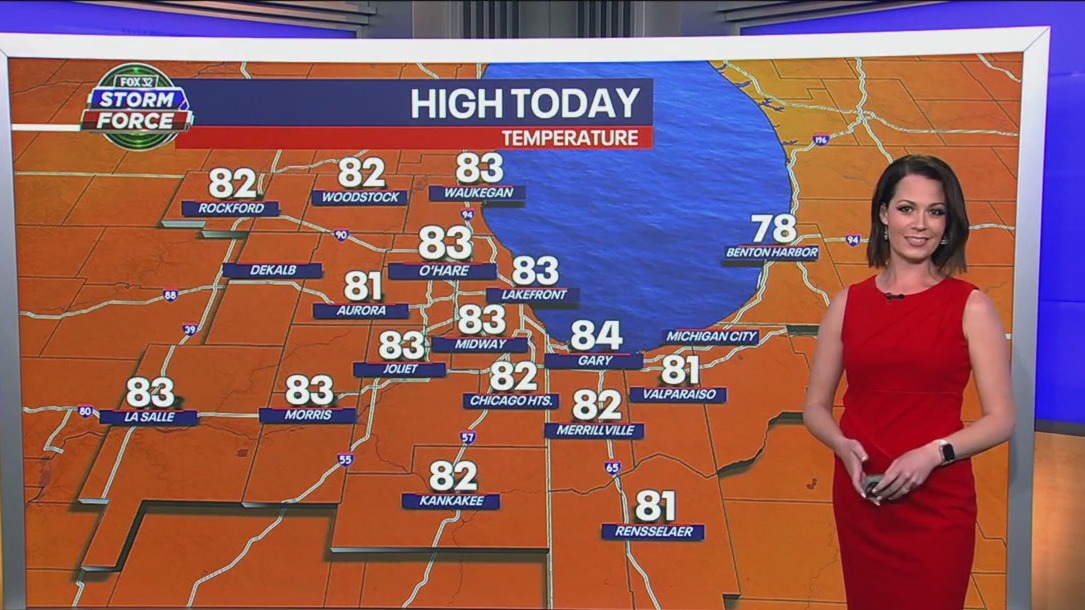 Chicago sets new record for high temperature on April 13