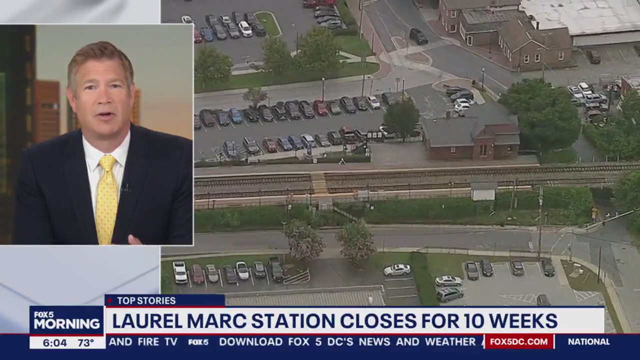 MARC Laurel station closes for 1 weeks for safety repairs