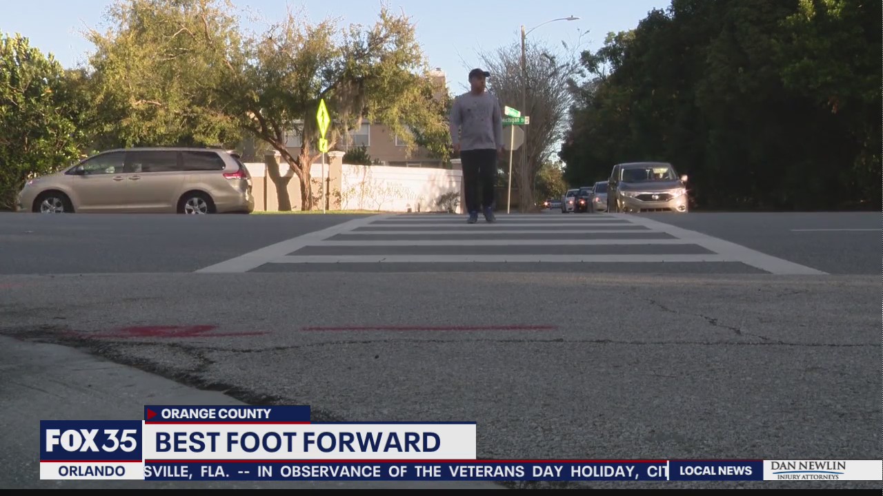 Operation Best Foot Forward pushing pedestrian safety