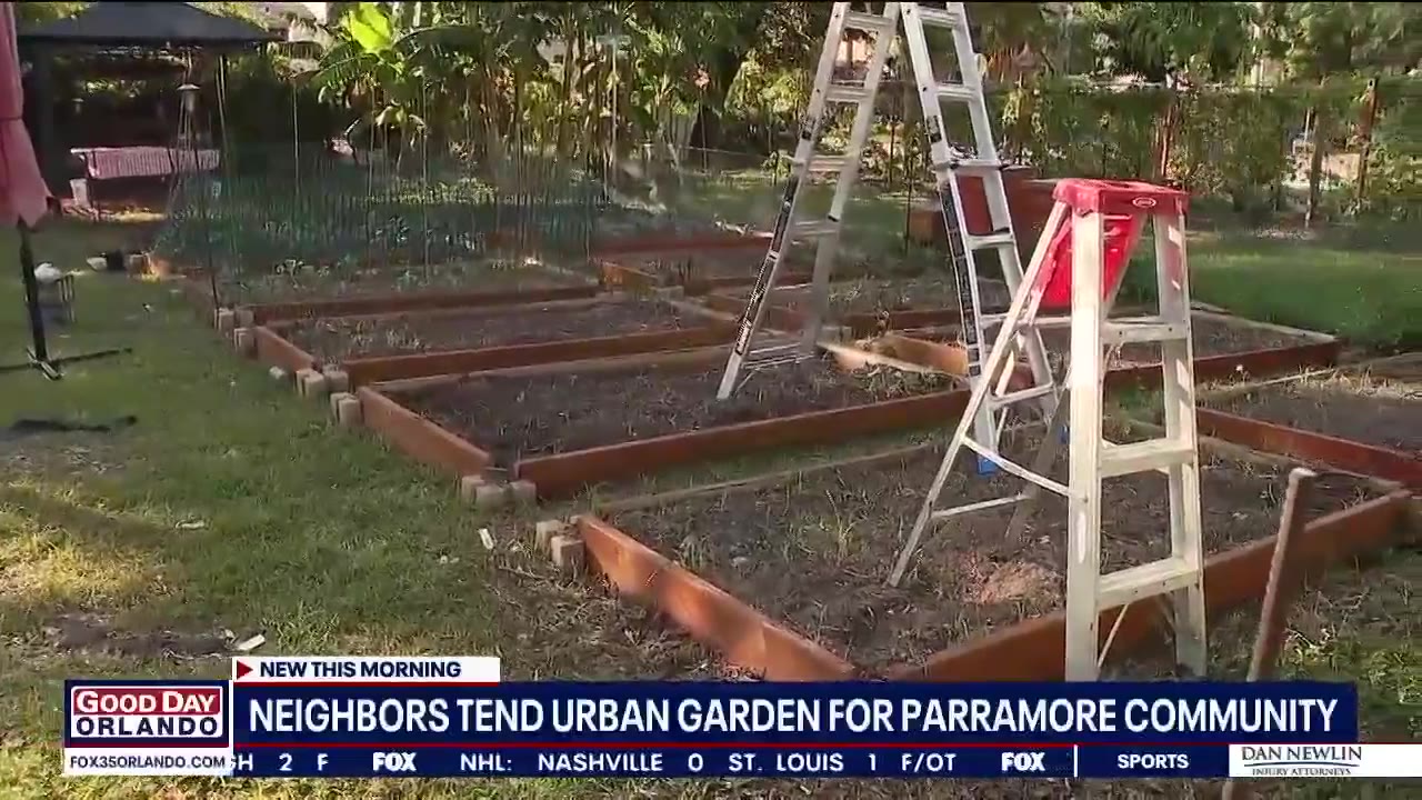Florida man creates urban garden, providing Parramore residents with access to locally grown produce